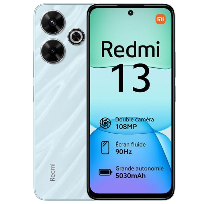 Smartphone Xiaomi Redmi 13 8Go 128Go Bleu